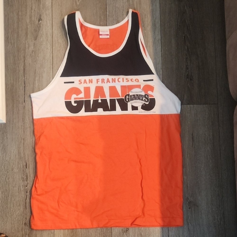 Mitchell & Ness Orange Tank Top